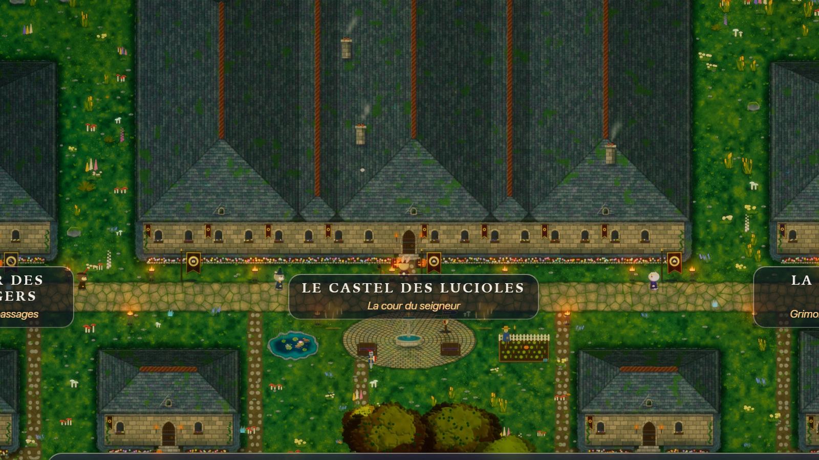 Le Royaume des légendes : un castel de pierre et ses tours.